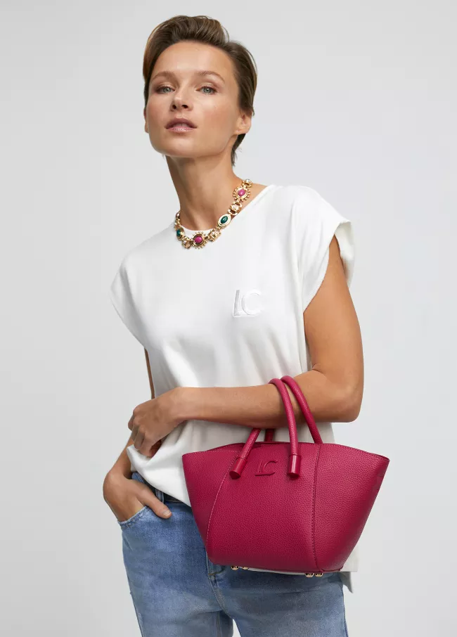 Mini crossbody tote bag