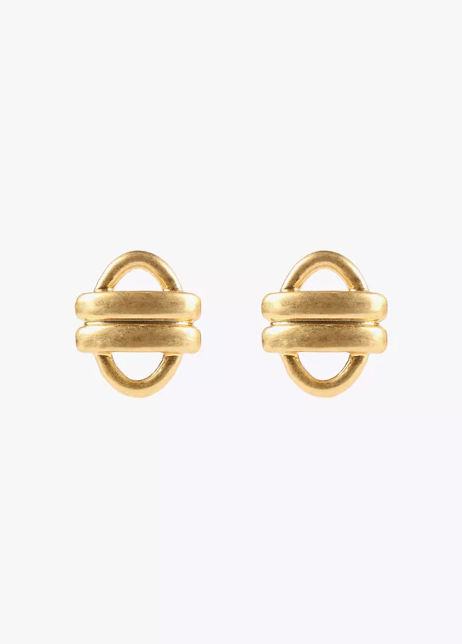 Gold-toned earrings