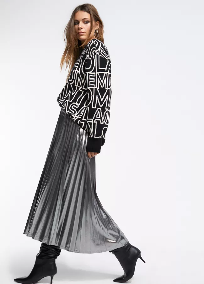 Silver skirt