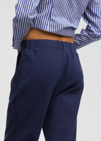 Jogging trousers with pull tab detail