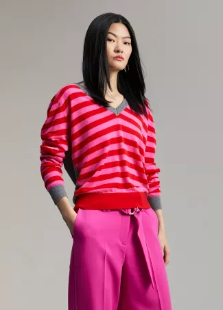 Jersey rayas bicolor