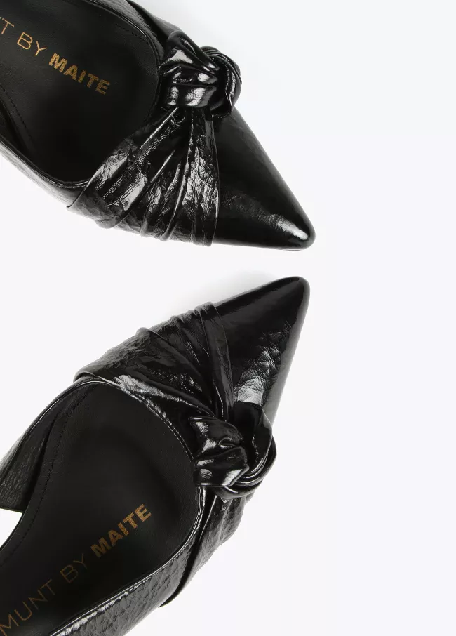 Slingback stiletto shoes