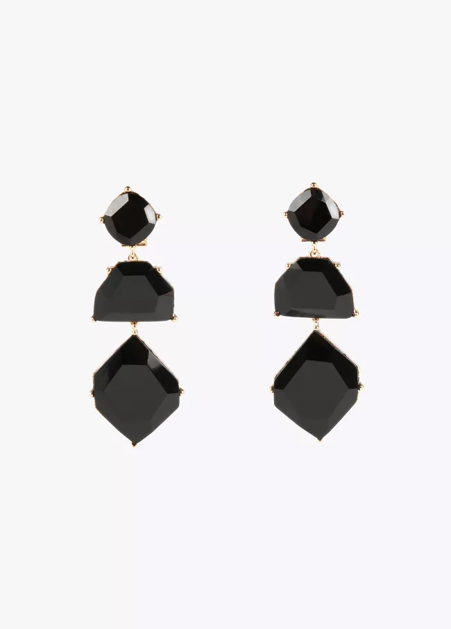 Stone earrings