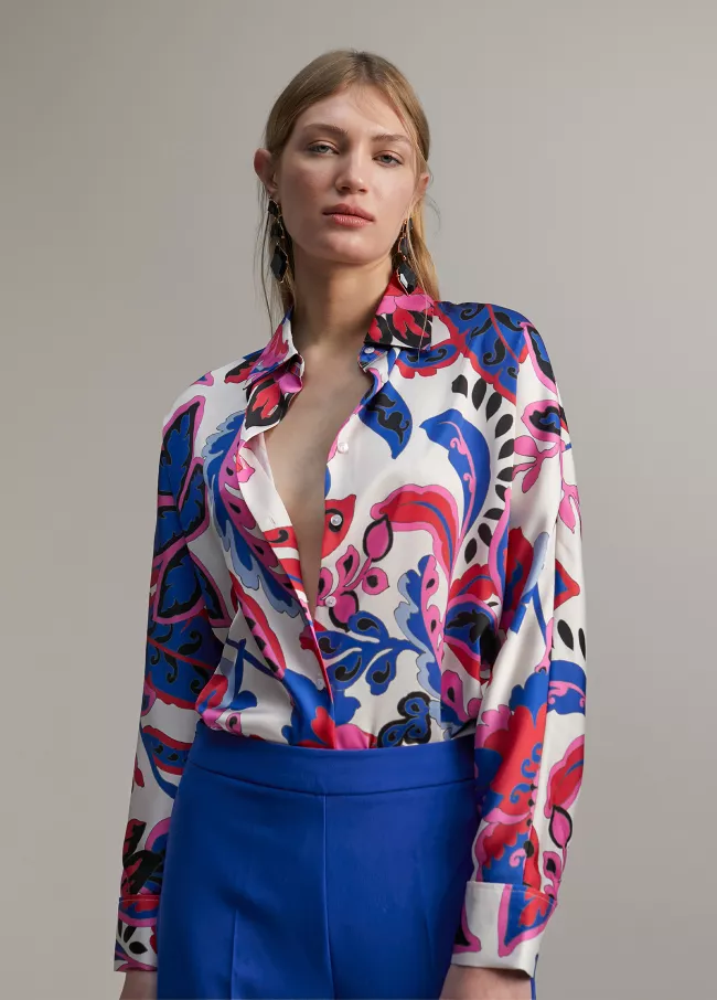 Camisa estampada paisley