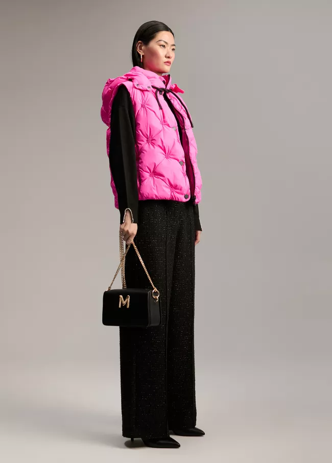 Chaleco acolchado animal print