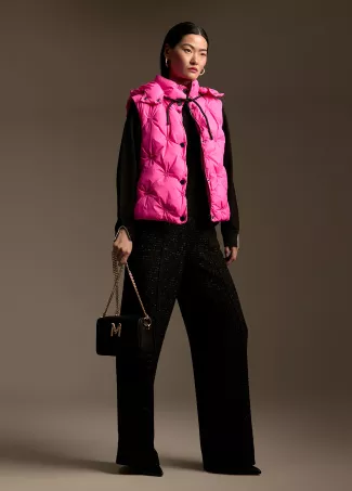 Chaleco acolchado animal print