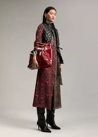 Chaleco detalles animal print