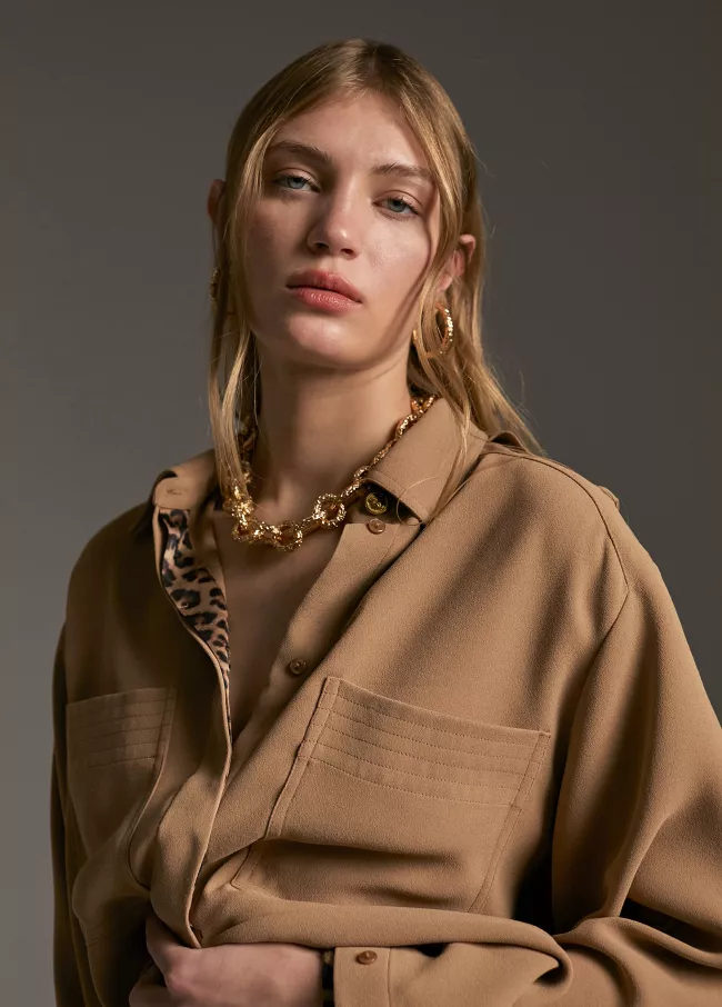 Overshirt with pockets