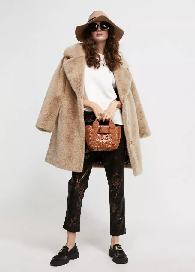 Faux fur jacket