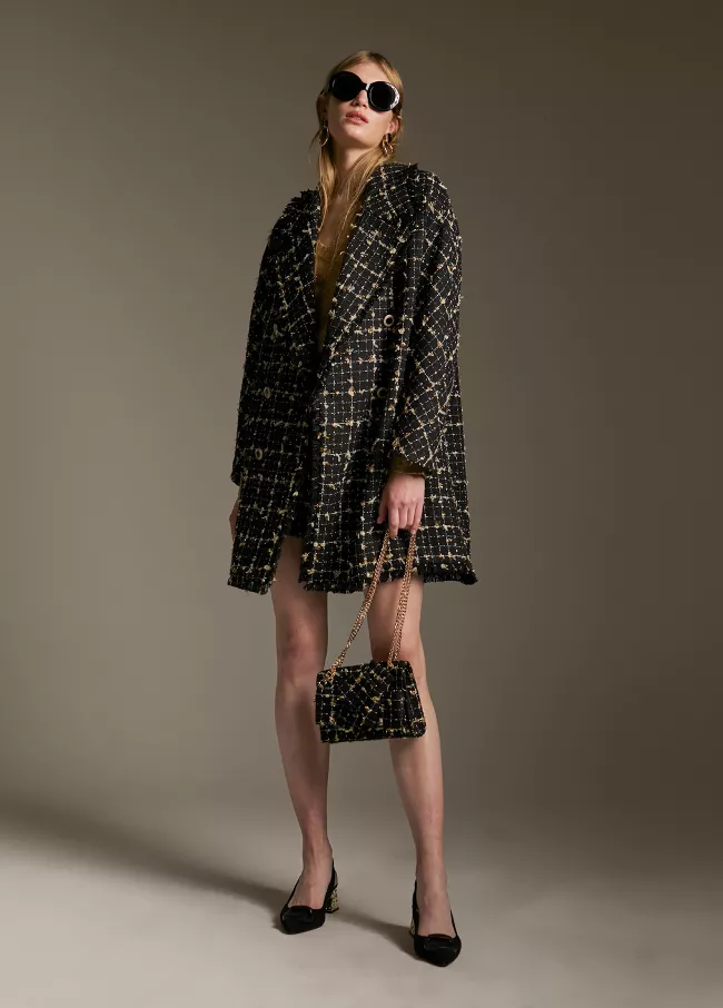 Check shimmer coat