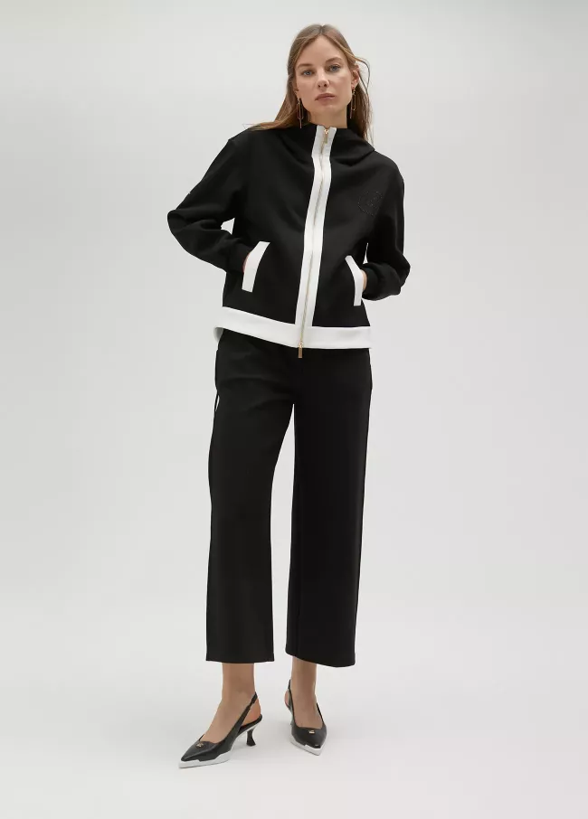 Two-tone hoodie