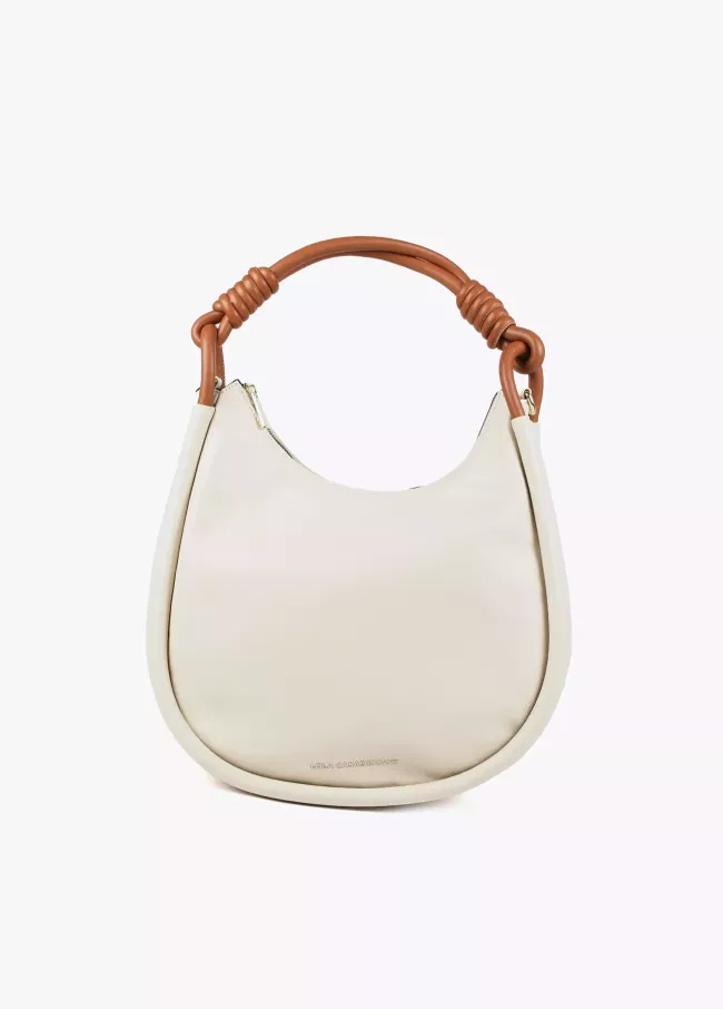 Bolso hobo con asas redondas