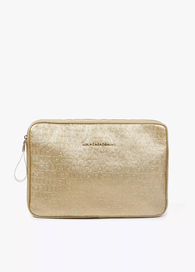Funda ordenador monograma