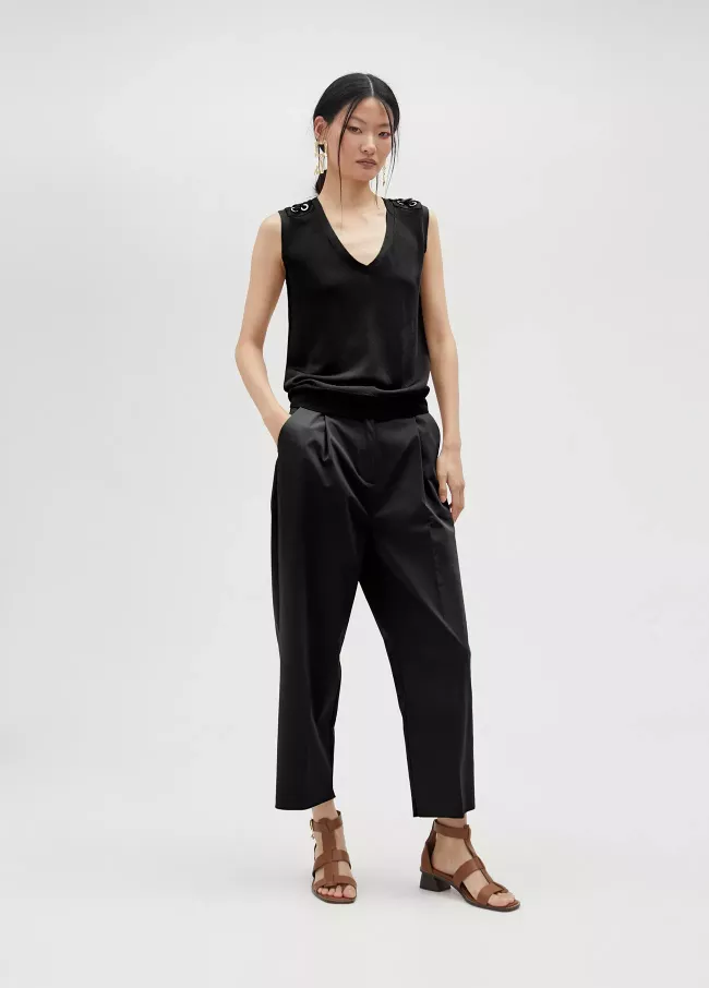 Pantalón en tejido sastre