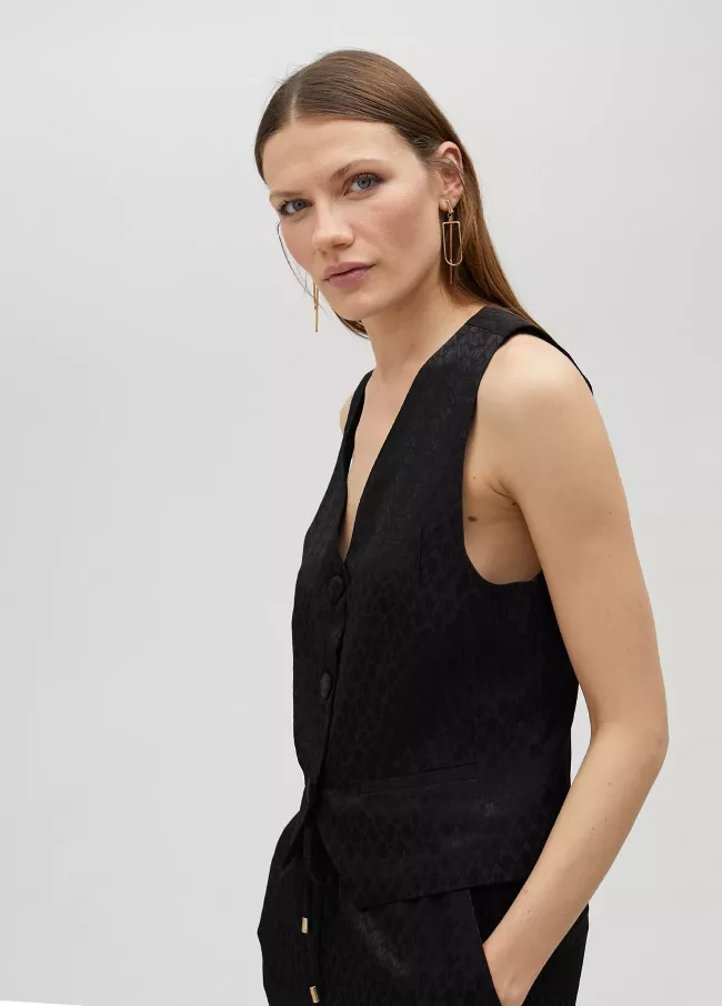 Jacquard waistcoat