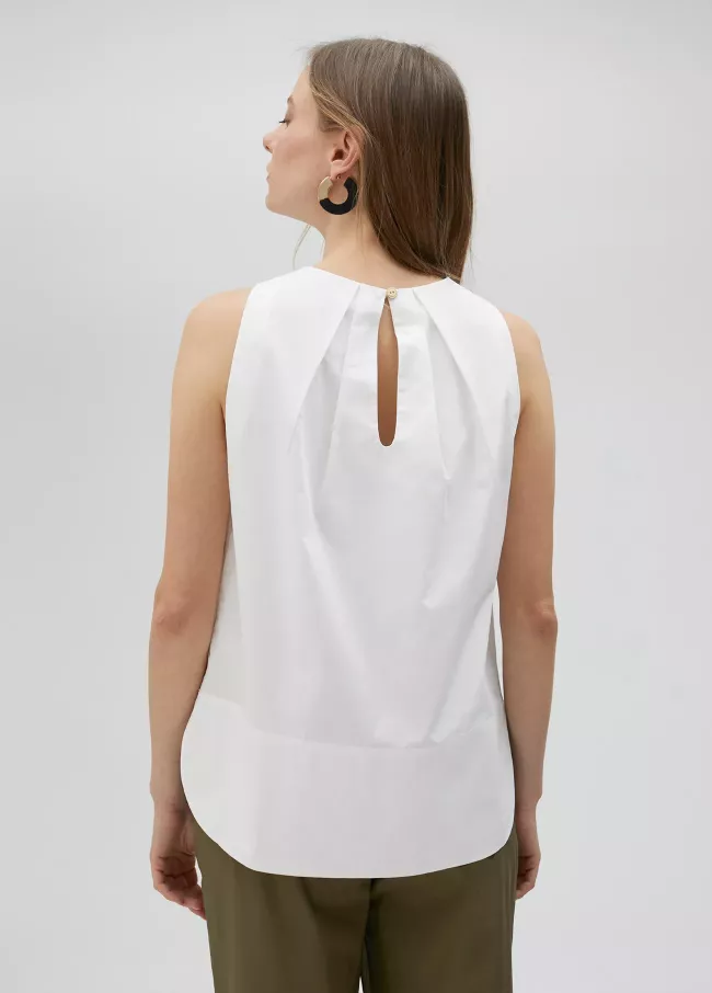 Poplin top