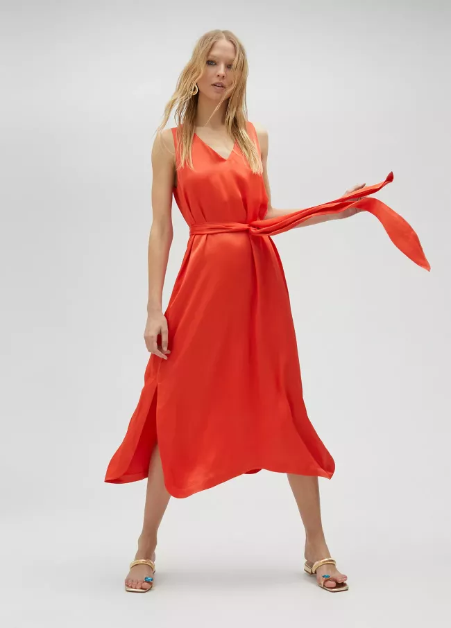 Strappy midi dress