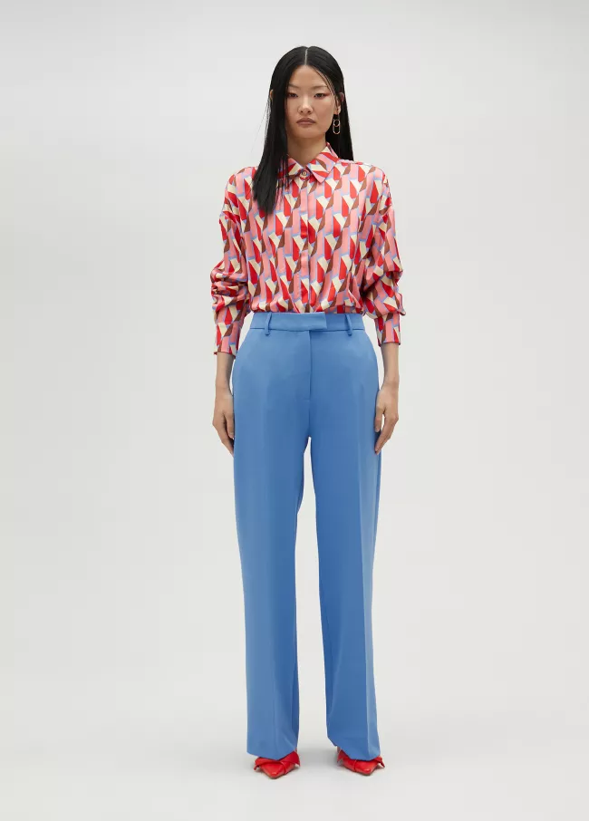 Pantalón popel vuelta bajo