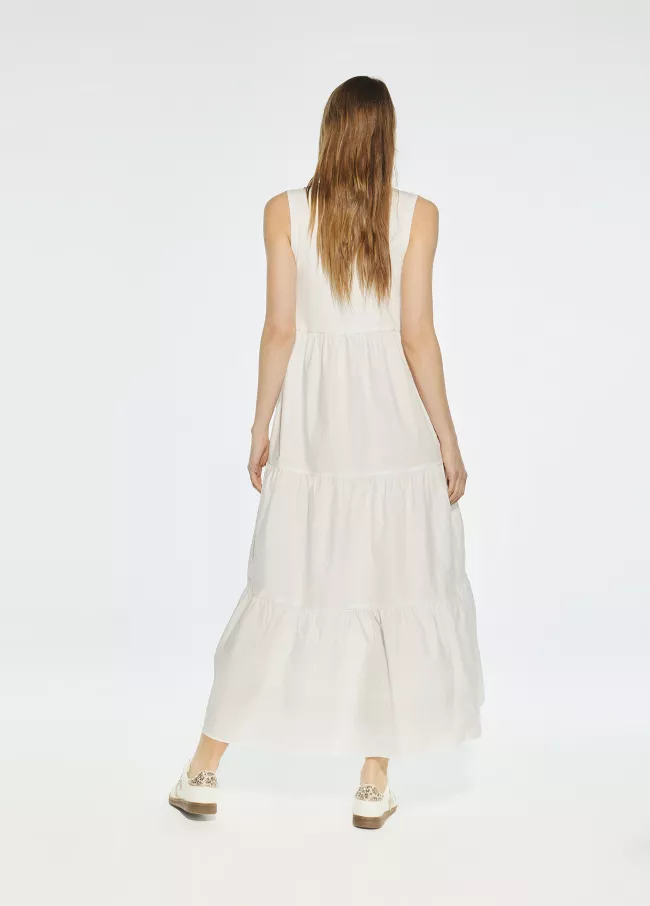 Vestido largo de tirantes