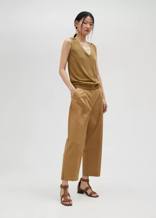 Pantalón en tejido sastre