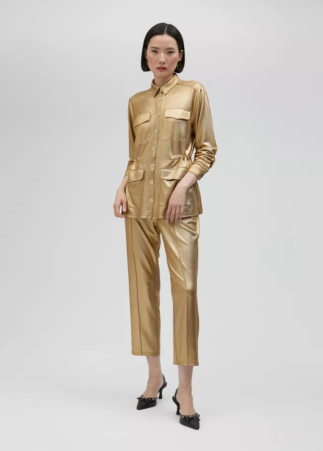 Gold shirt