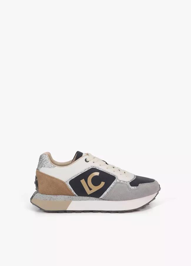 Animal print trainers with personalised sole...