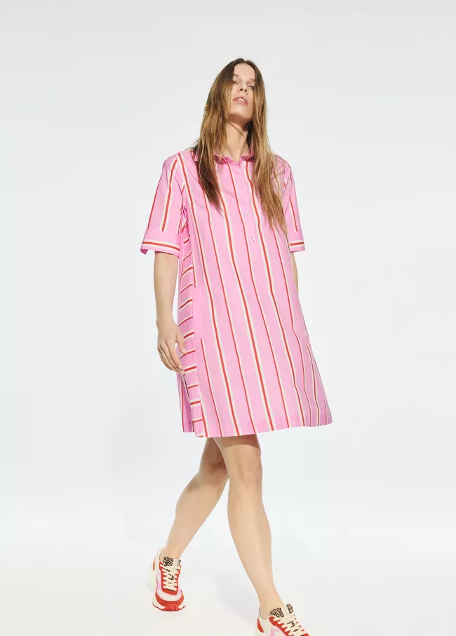 Vestido camisero corto