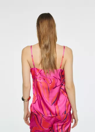 Top lencero estampado