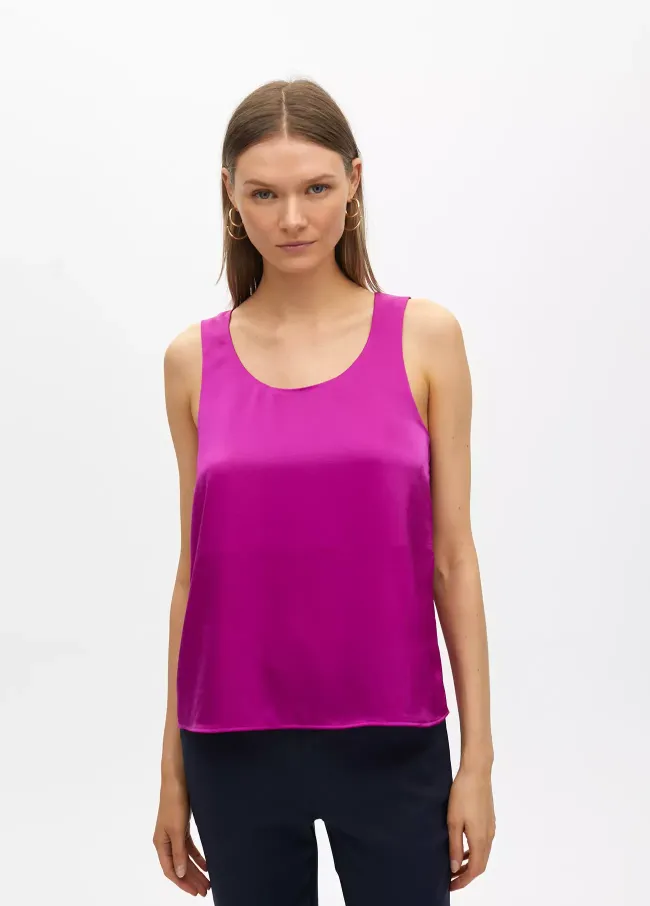 Basic wide strap top