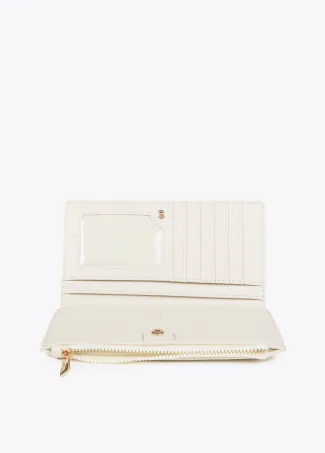 Diamond design monogram wallet