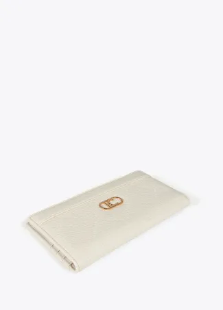 Diamond design monogram wallet