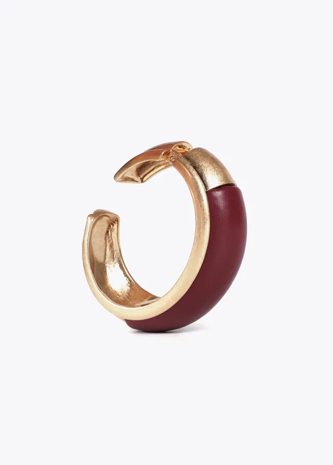 Pulsera combinada con efecto piel