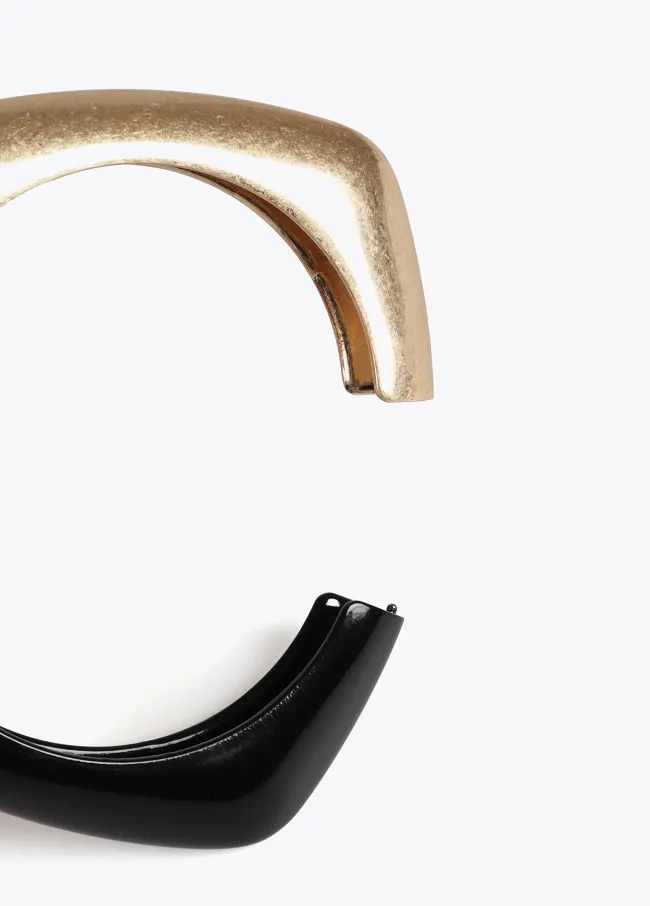 Two-tone square bracelet