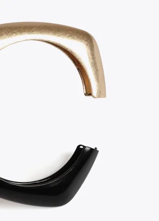 Two-tone square bracelet