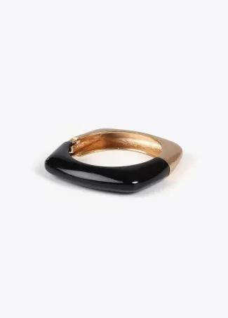 Two-tone square bracelet