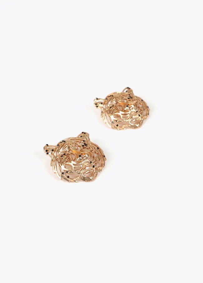 Tiger earrings
