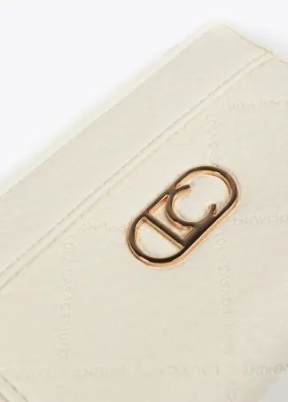 Diamond design monogram purse