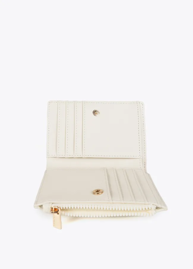 Diamond design monogram purse