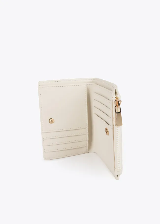 Diamond design monogram purse