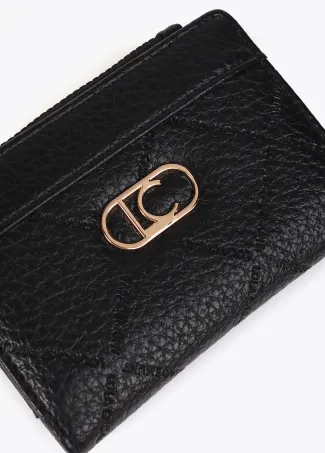 Diamond design monogram purse