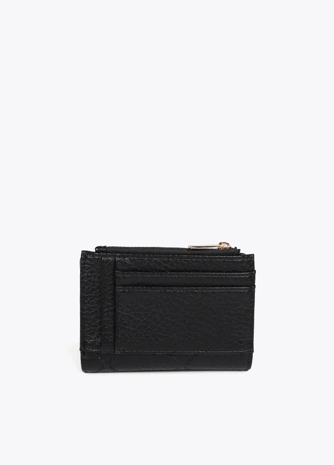 Diamond design monogram purse