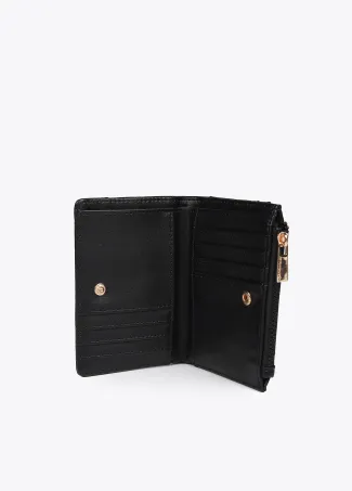 Diamond design monogram purse