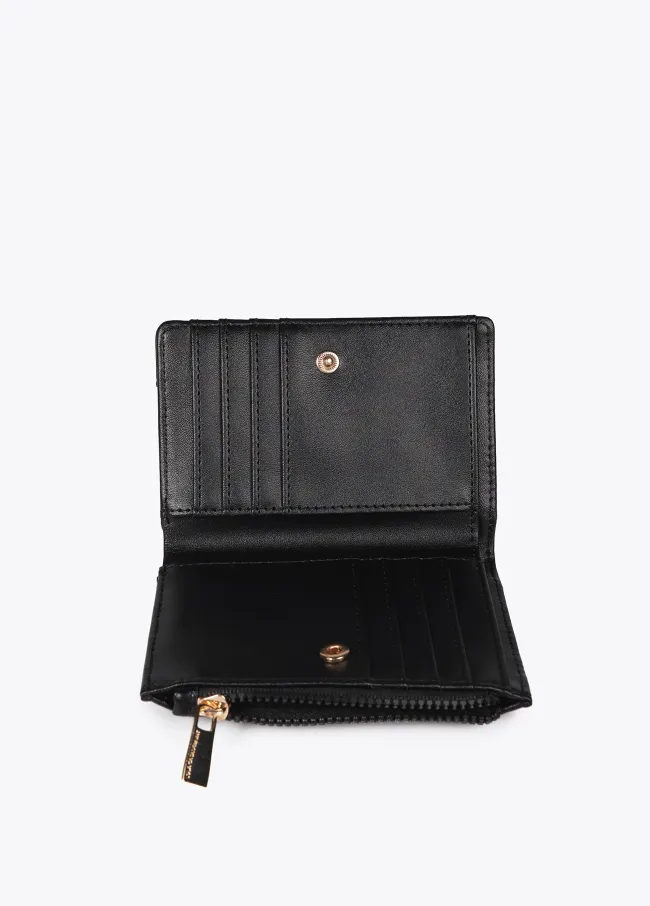 Diamond design monogram purse