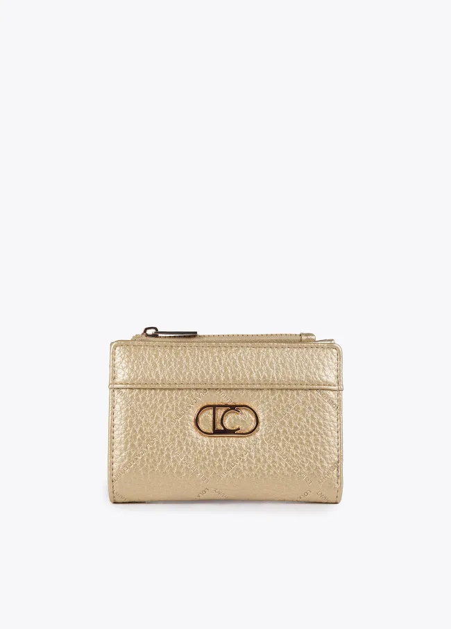 Diamond design monogram purse