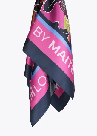 Floral print scarf