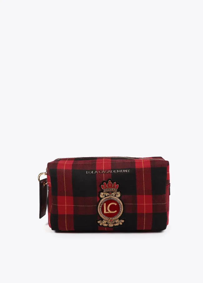 Animal print toiletry bag
