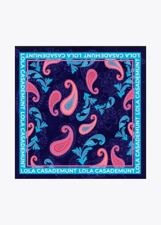 Paisley print scarf