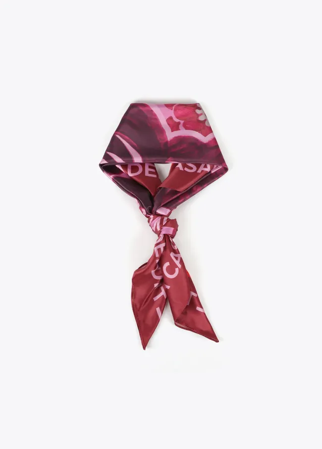 Pañuelo estampado flor