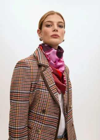 Pañuelo estampado flor