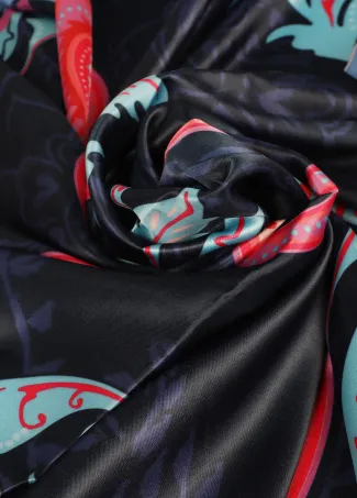 Paisley print scarf